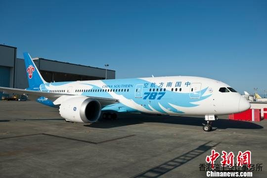 資料圖：中國(guó)首傢波音787